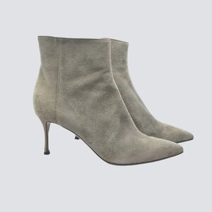 🎁HOLIDAY SPECIAL🎁SERGIO ROSSI Grey Suede Stiletto Booties